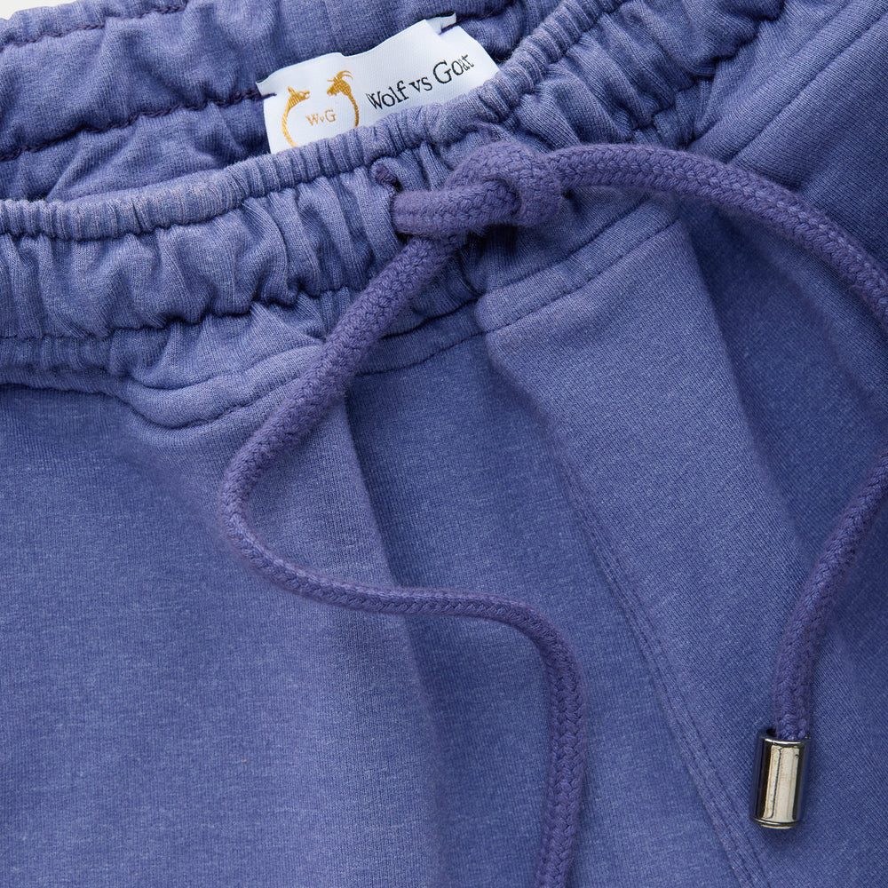 Bamboo Sorona Sweatshorts Rolled Hem Future Dusk