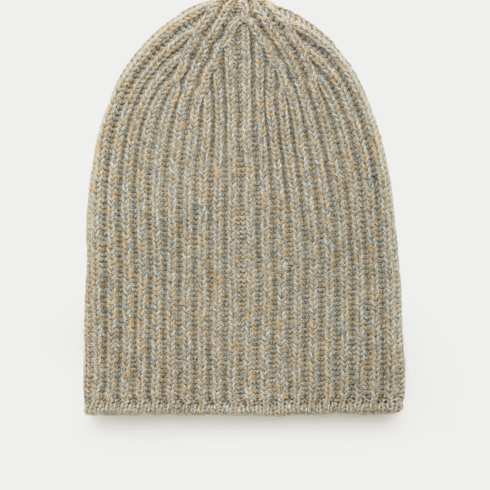 Wide Cuff Baby Alpaca Beanie Pietra