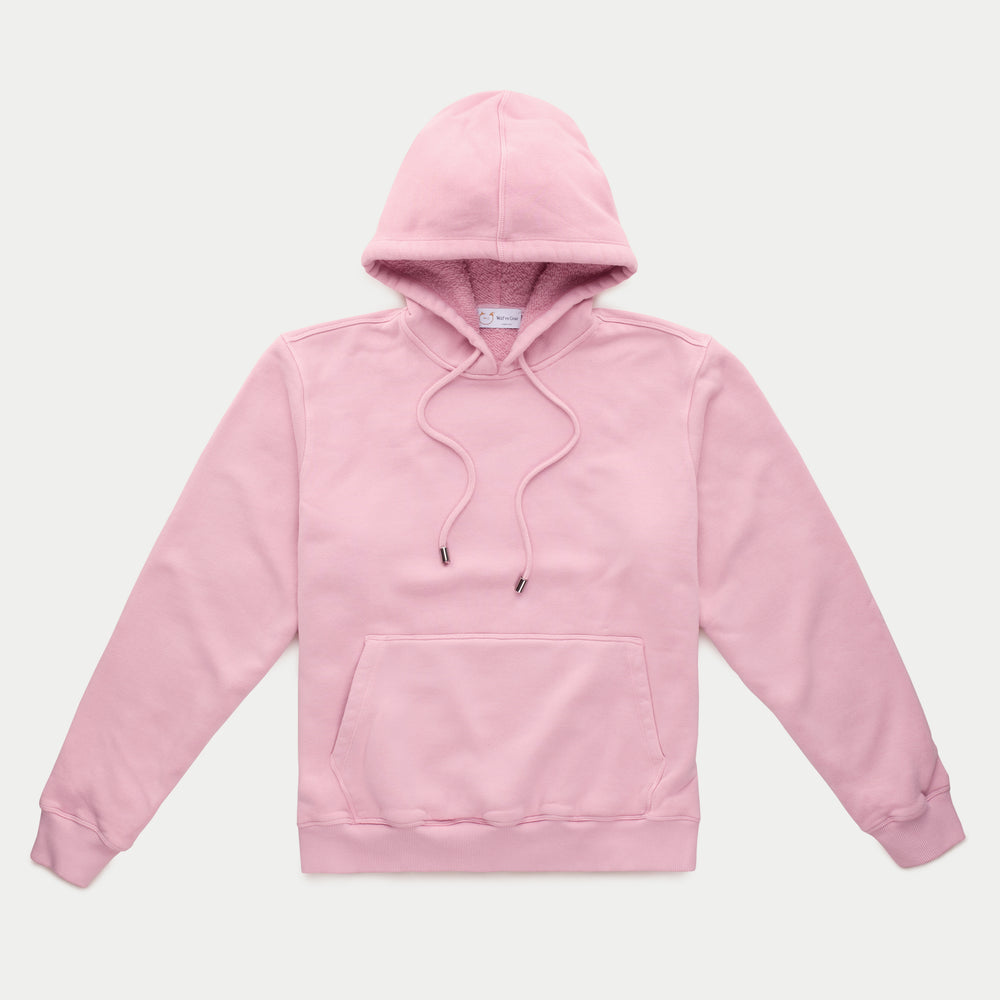 Cotton Fitted Hoodie Rose Elegance