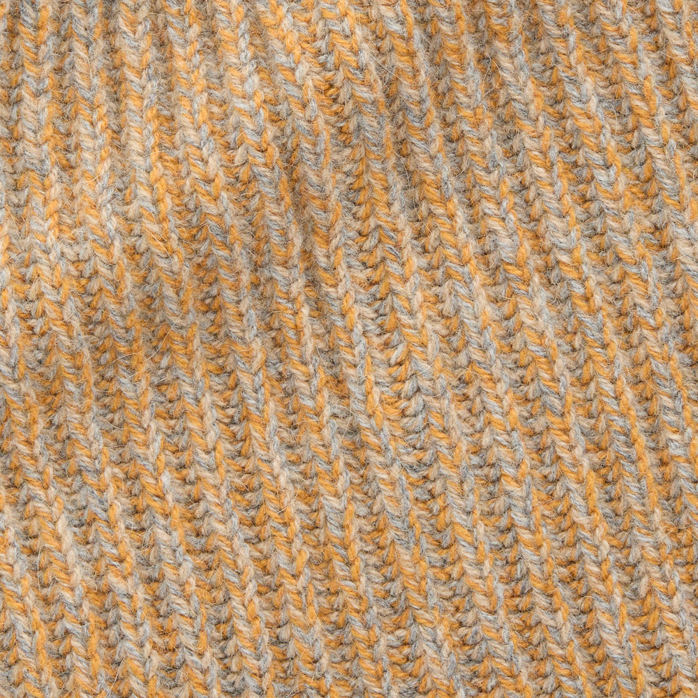 
                  
                    Wide Cuff Baby Alpaca Beanie Pumpkin Grey
                  
                