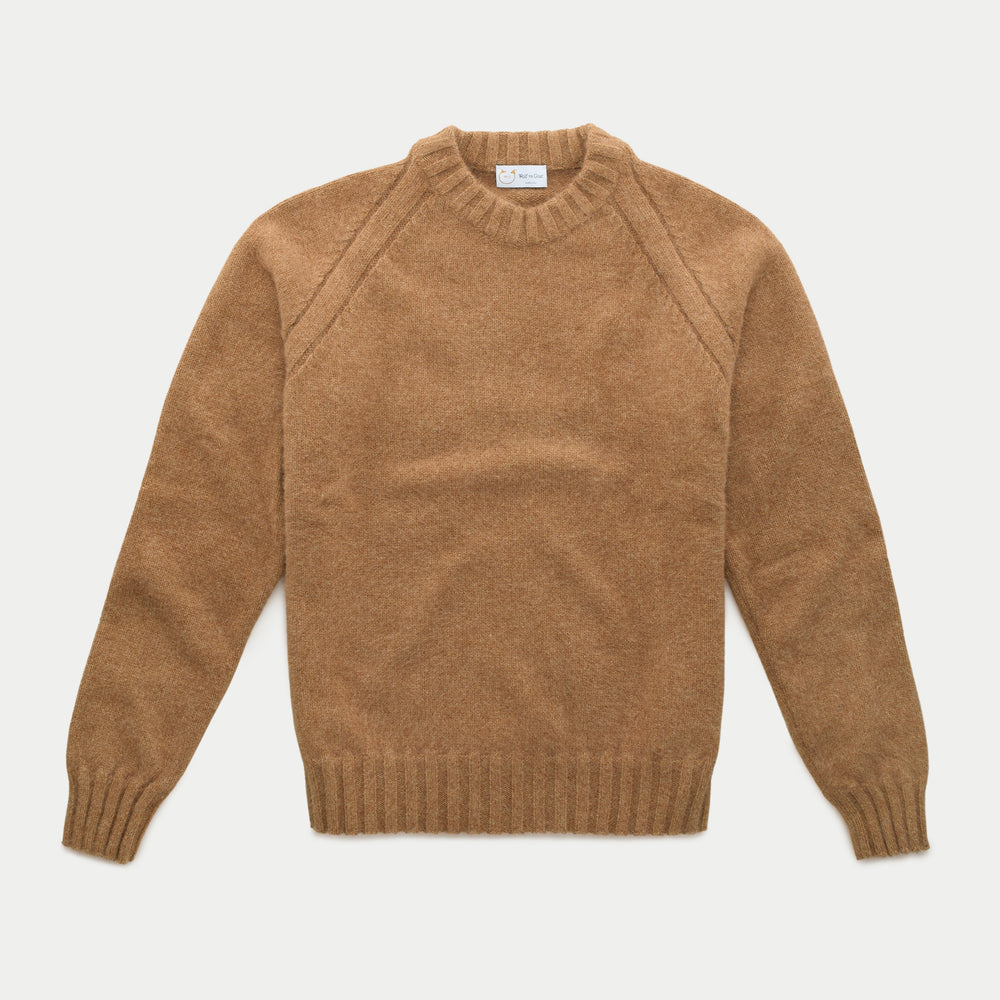 Arctic Fox Raglan Crewneck Sweater Haystack