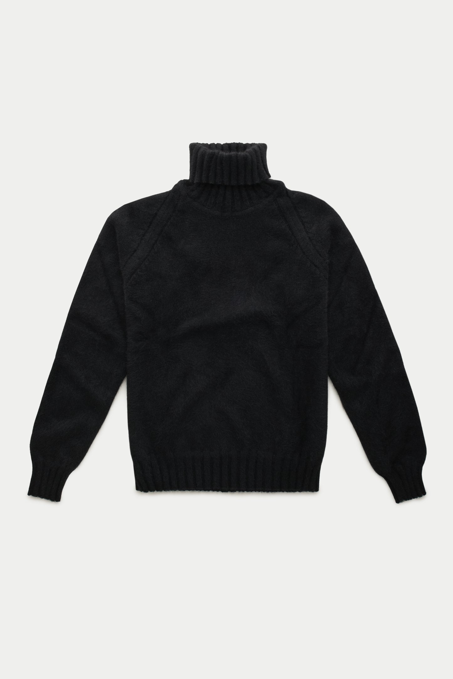Arctic Fox Raglan Turtleneck Sweater Black