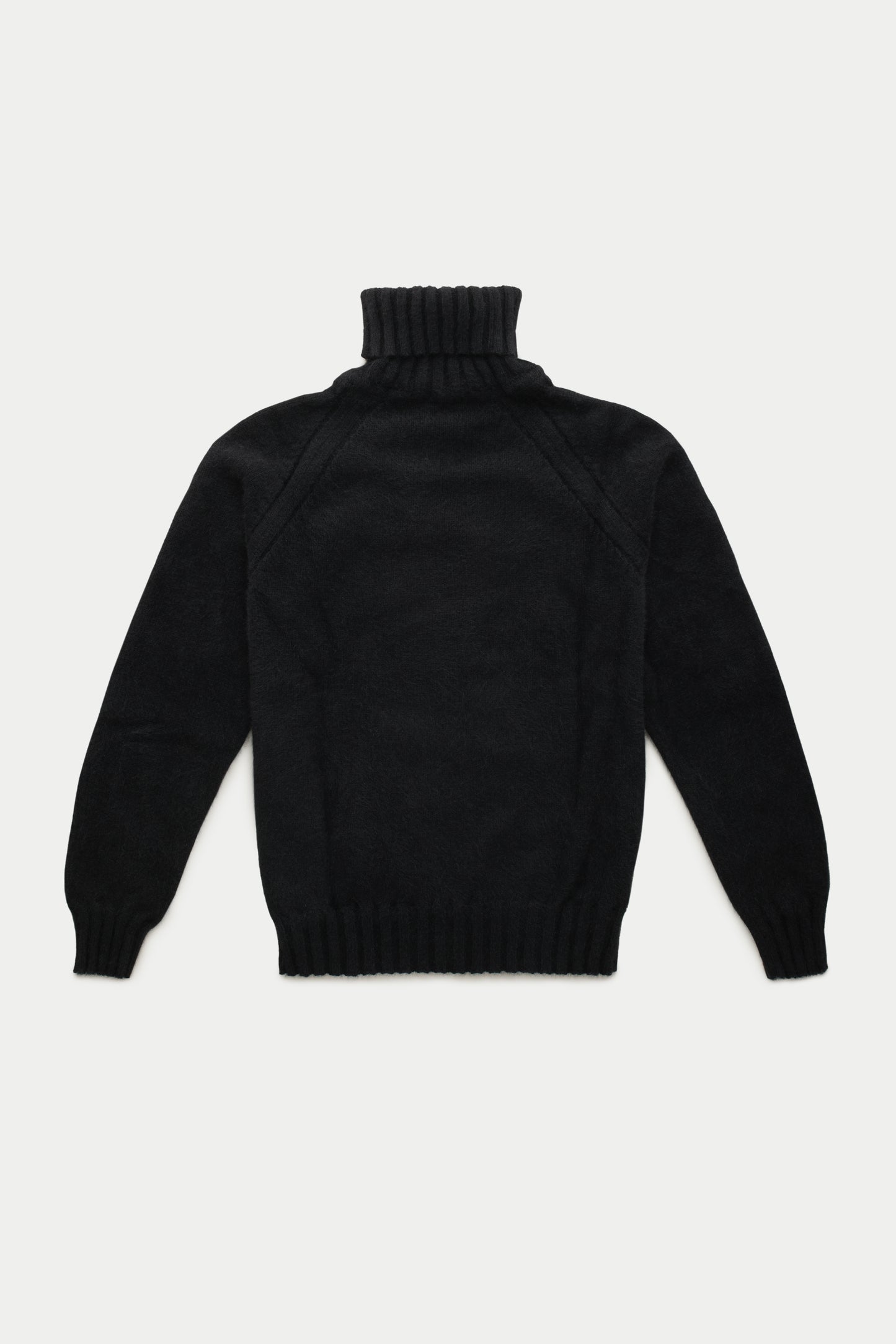 Arctic Fox Raglan Turtleneck Sweater Black