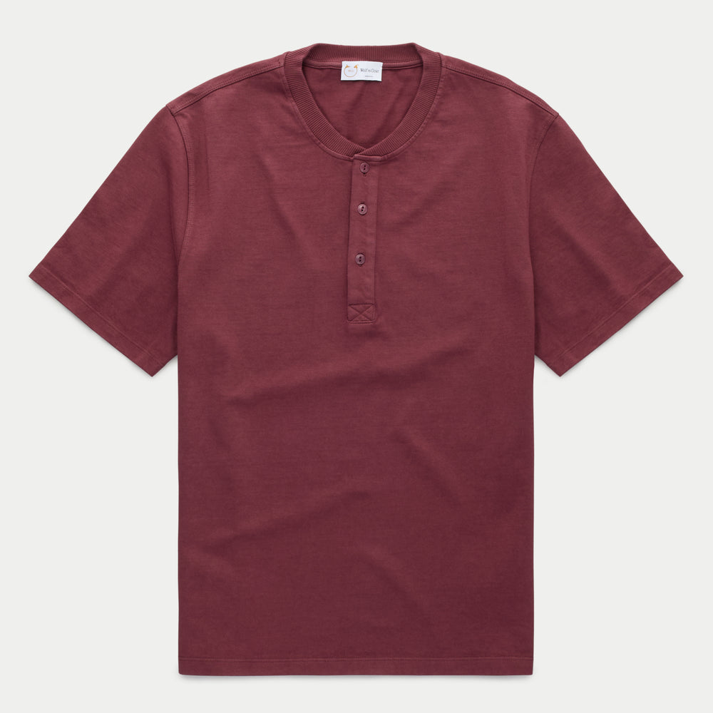 
                  
                    Cotton Short Sleeve Henley Fulvia 4 Color Option
                  
                