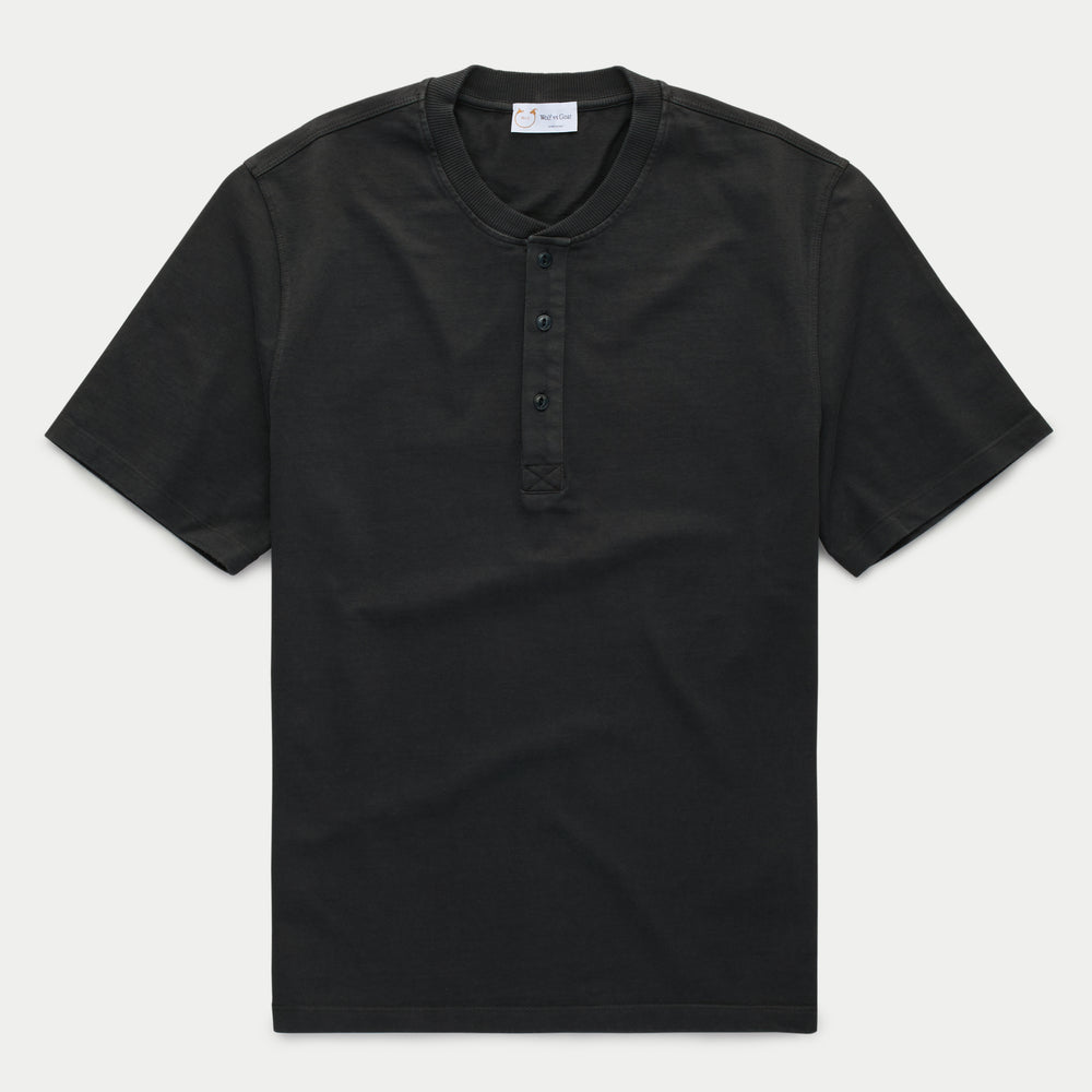 
                  
                    Cotton Short Sleeve Henley Fulvia 4 Color Option
                  
                