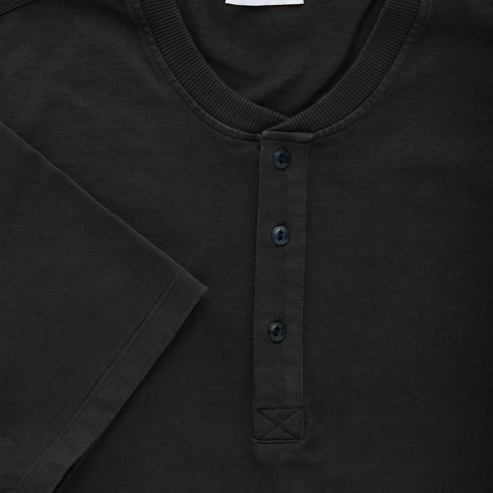 
                  
                    Cotton Short Sleeve Henley Fulvia 4 Color Option
                  
                