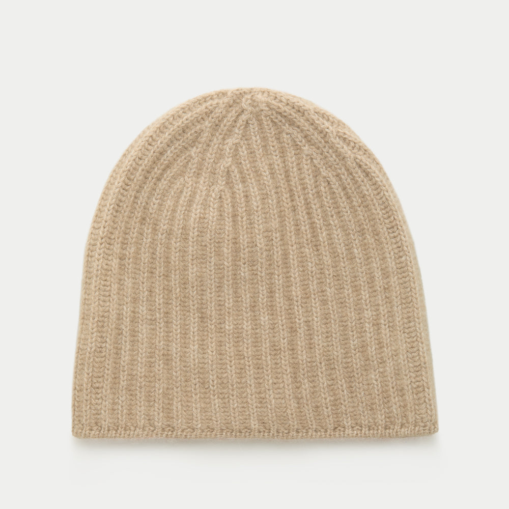 Watch Cap Cashmere Beanie Sesame