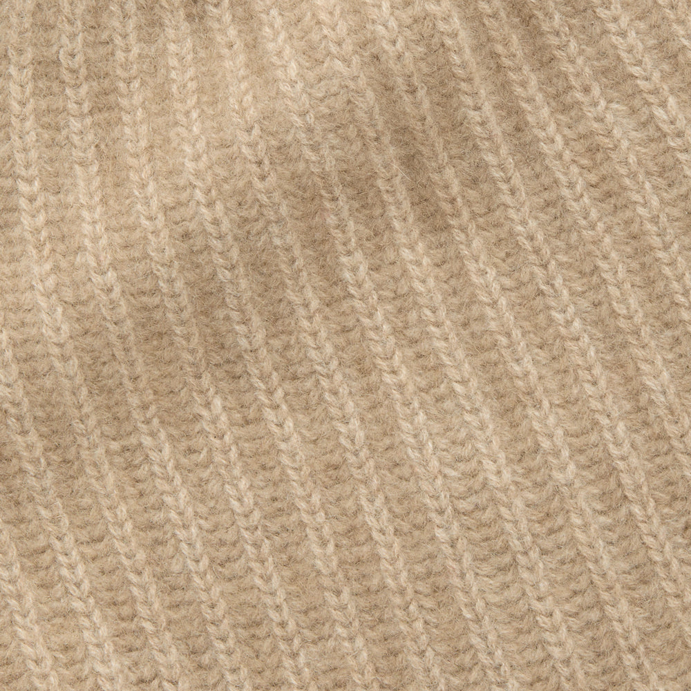 
                  
                    Wide Cuff Cashmere Beanie Sesame
                  
                