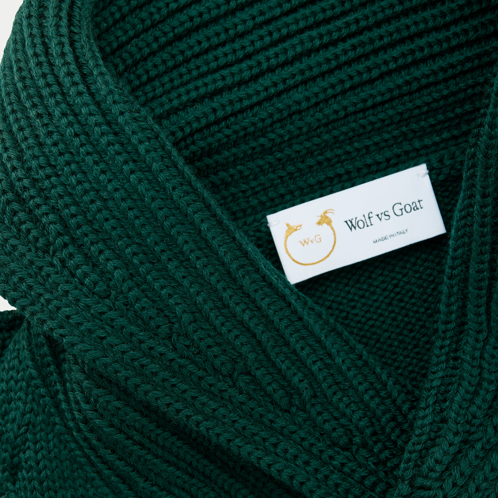 
                  
                    Long Sleeve Wool Knitted Shawl Collar Sweater 3 Color Options
                  
                