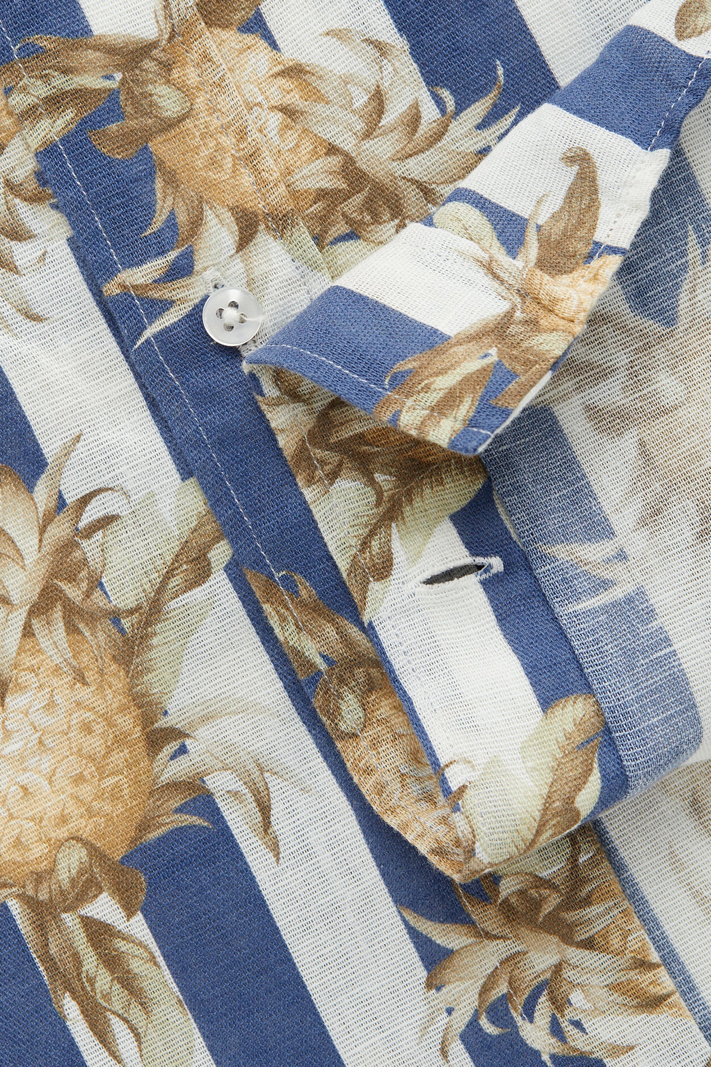 Striped Short Sleeve Regular with Pineapples