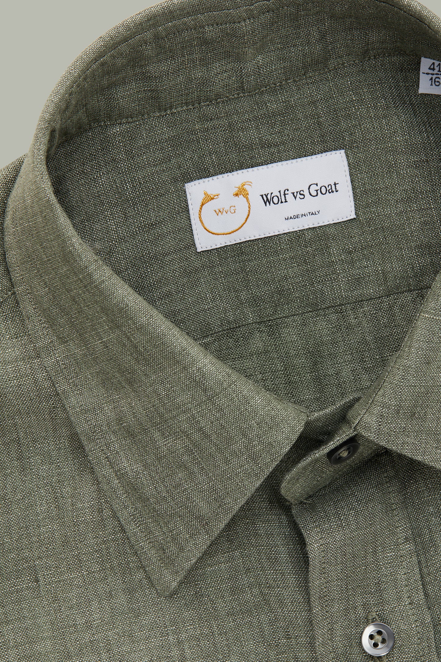 Linen Short Sleeve Regular Button Up Charcoal Gray