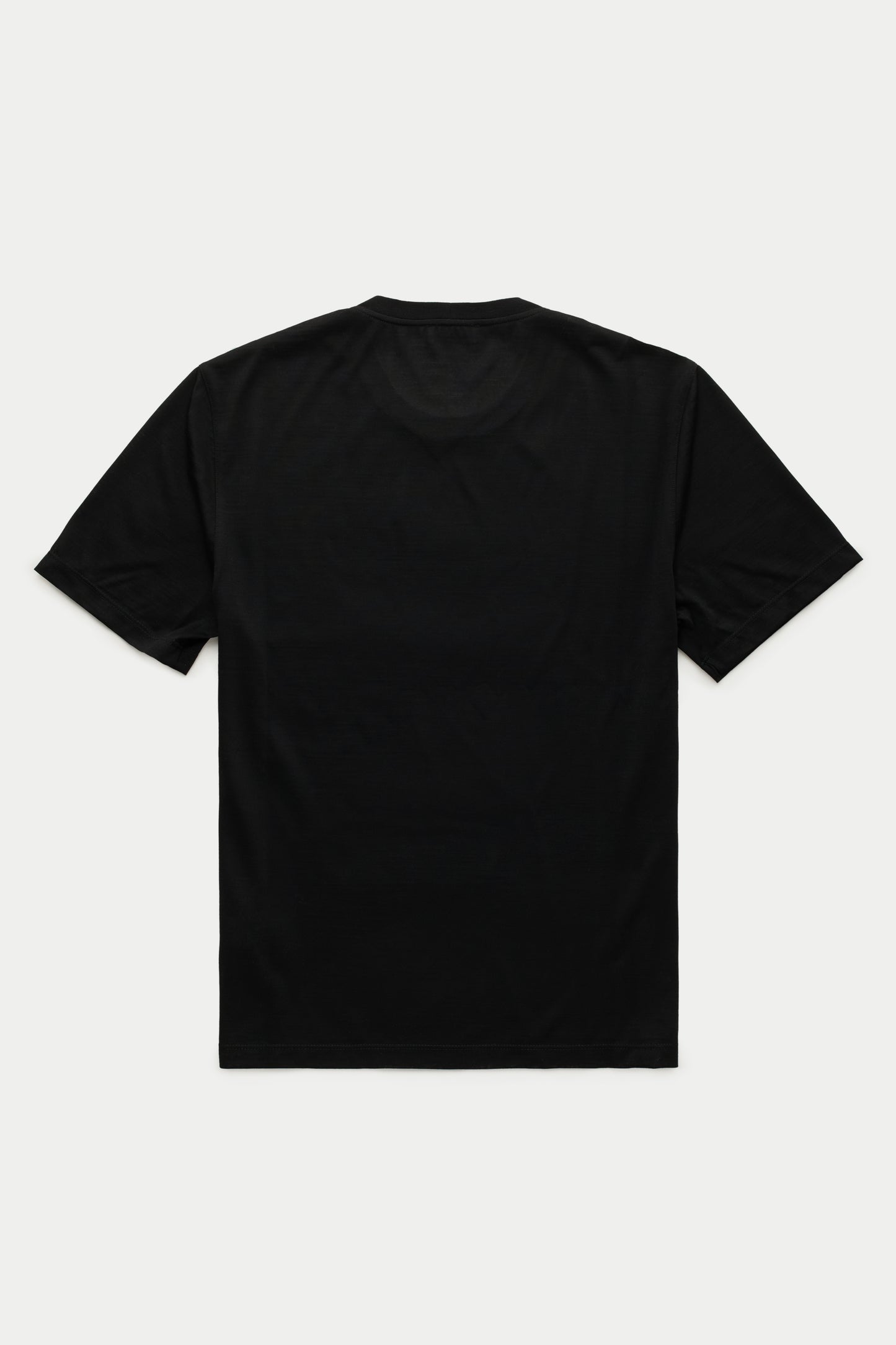 Superfine Wool T-Shirt Black