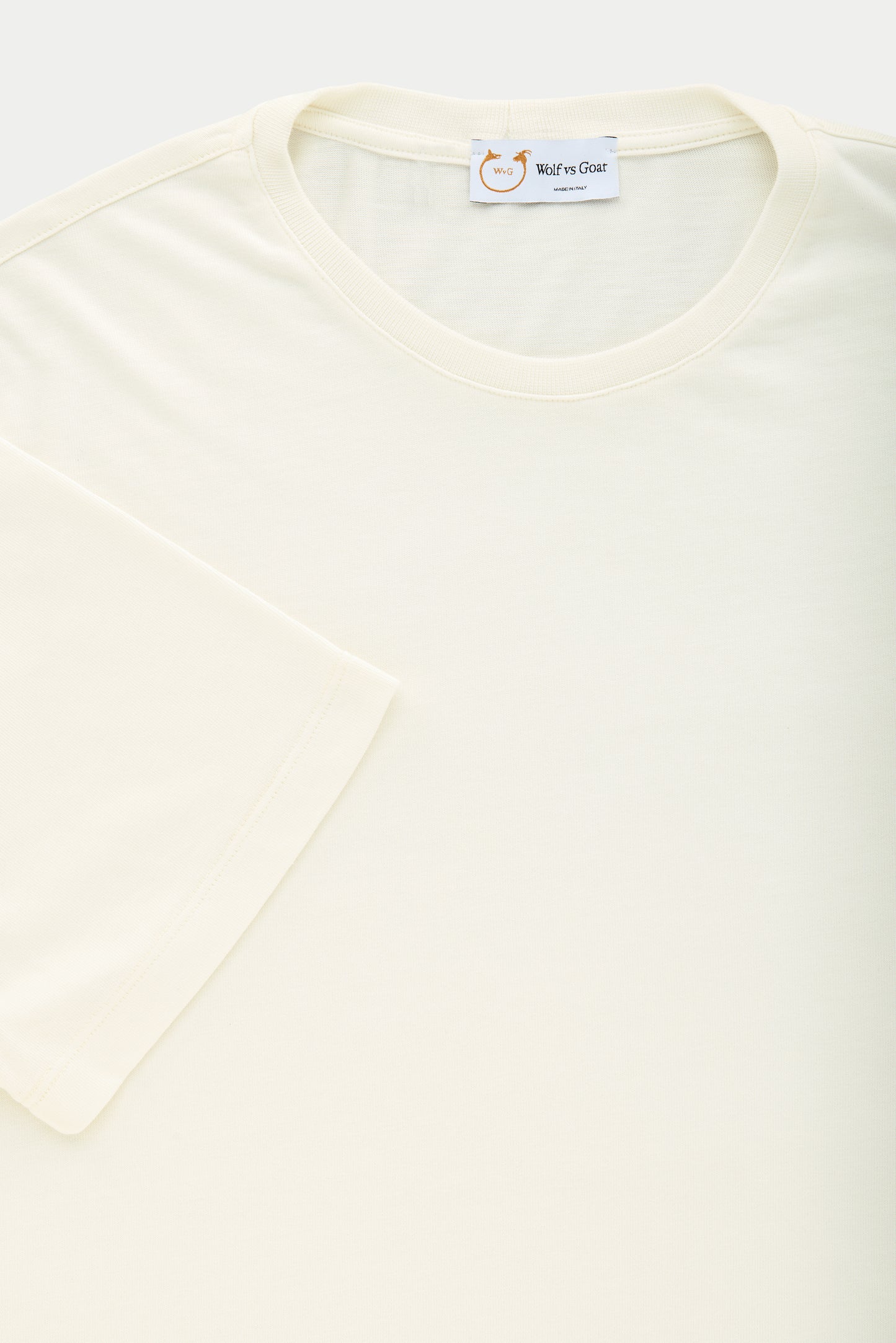 Light Weight Bamboo Sorona Short Sleeve Crew Neck T-Shirt Snow White