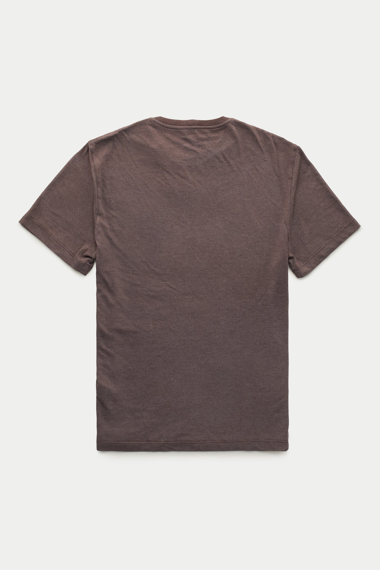 Heavyweight Short Sleeve Bamboo Sorona Jersey Crewneck Coffee Bean