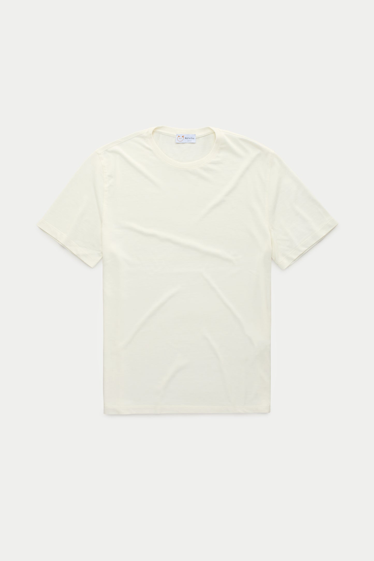 Bamboo Sorona Short Sleeve Crew Neck T-Shirt Milk Frost