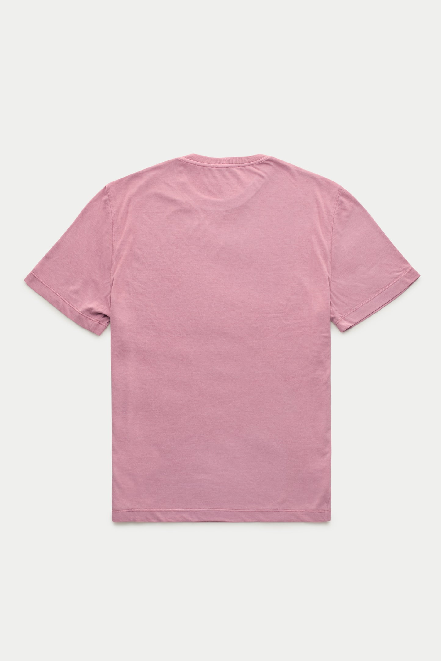 Light Weight Bamboo Sorona Short Sleeve Crew Neck T-Shirt Washed Plum