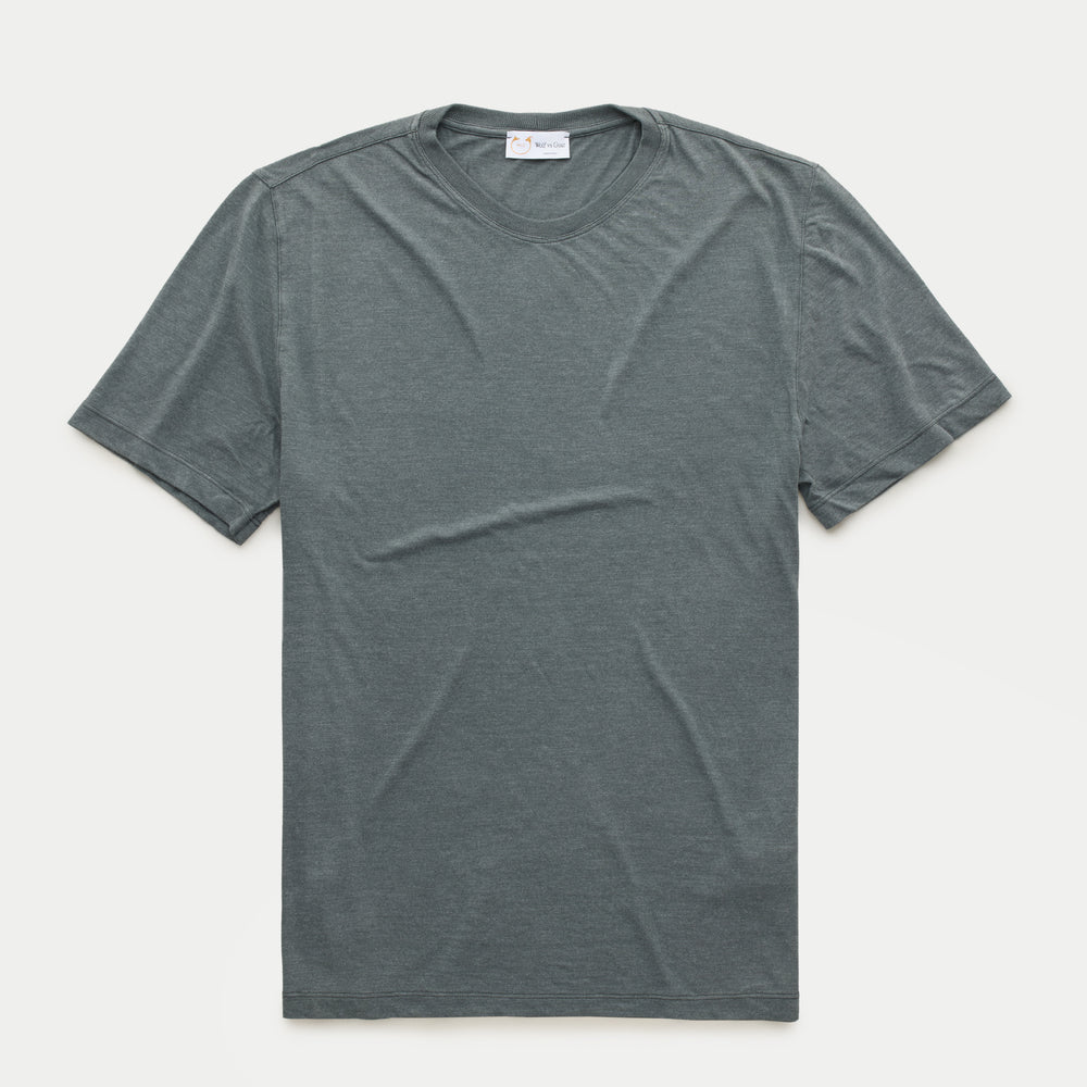 Bamboo Sorona Short Sleeve Crew Neck T-Shirt Darkest Spruce