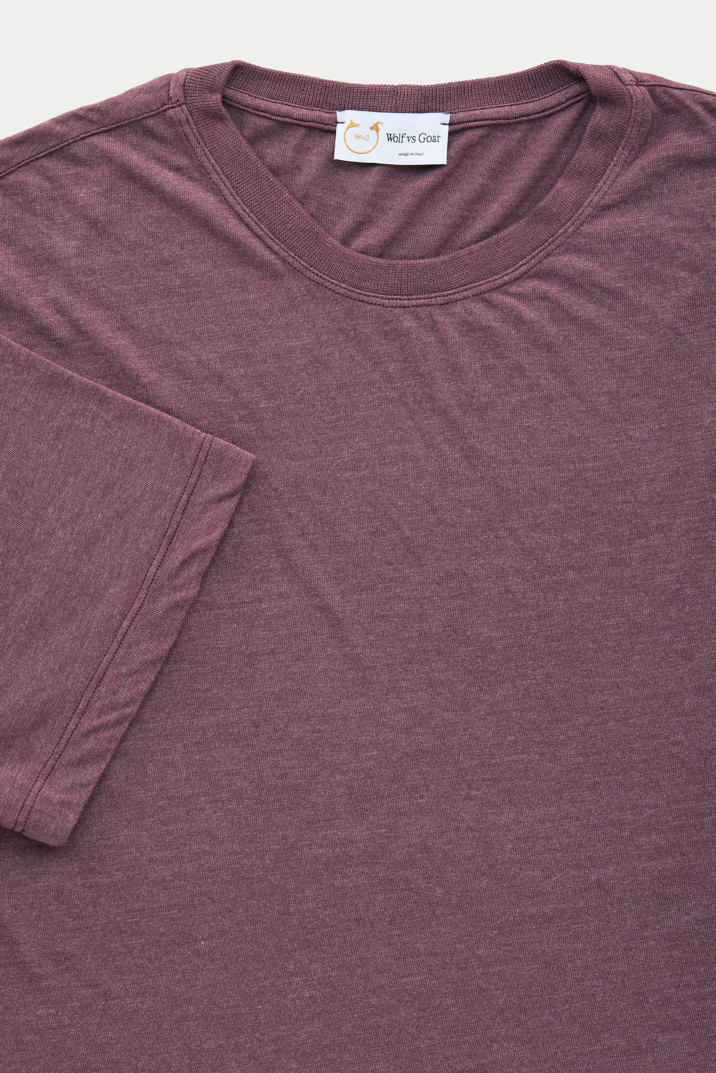 Bamboo Sorona Short Sleeve Crew Neck T-Shirt Mulberry Wine