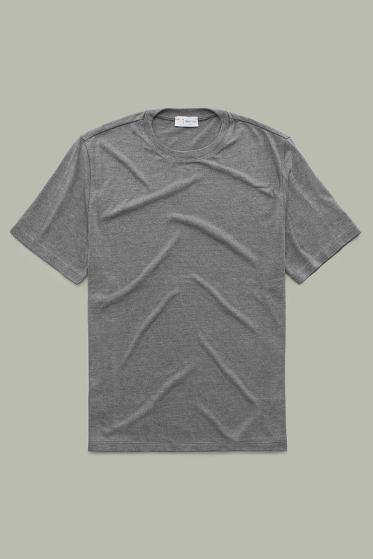 Titus Piccolo 2.0 Short Sleeve Crew Gray Melange Pieced Dyed