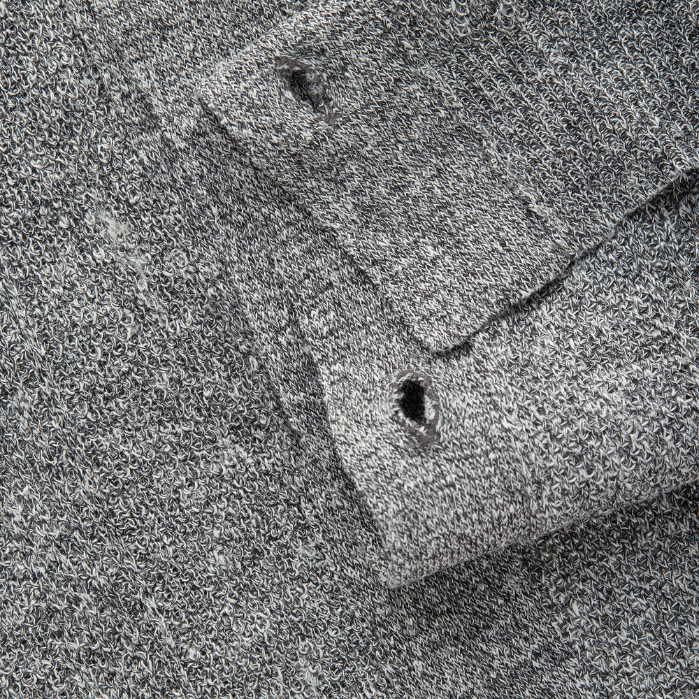 
                  
                    Short Sleeve Linen Cotton Knitted Shirt with Rib Details Zebra
                  
                