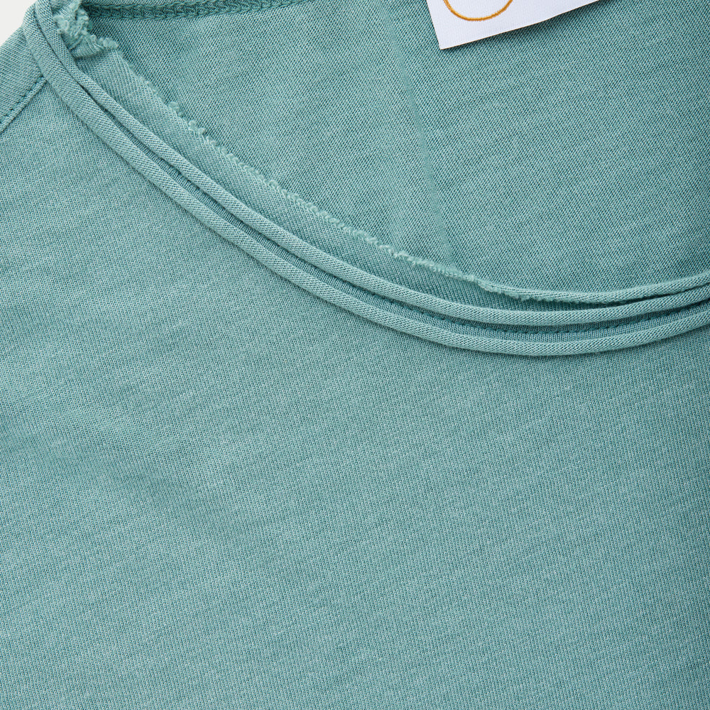 
                  
                    Bamboo Sorona Short Sleeve Roll Neck T-Shirt Britanny Blue
                  
                