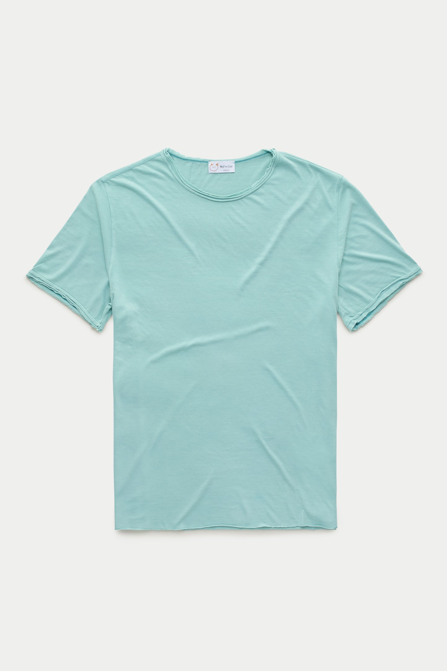 Light Weight Bamboo Sorona Short Sleeve Roll Neck T-Shirt Wasabi