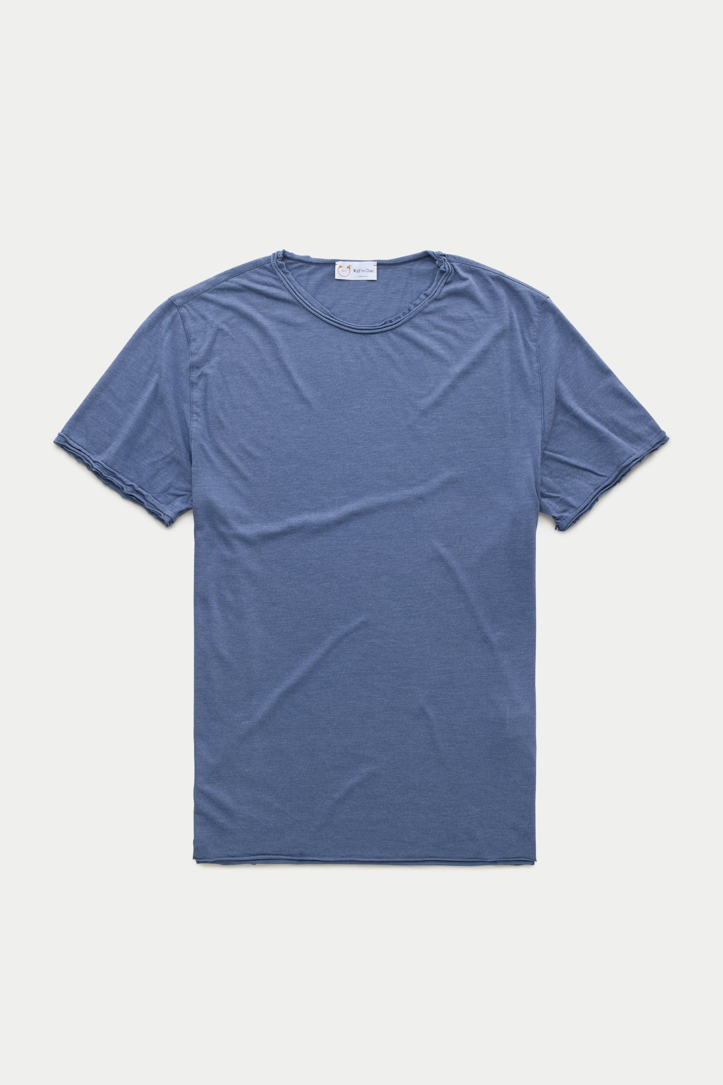 Bamboo Sorona Short Sleeve Roll Neck T-Shirt Costal Fjord
