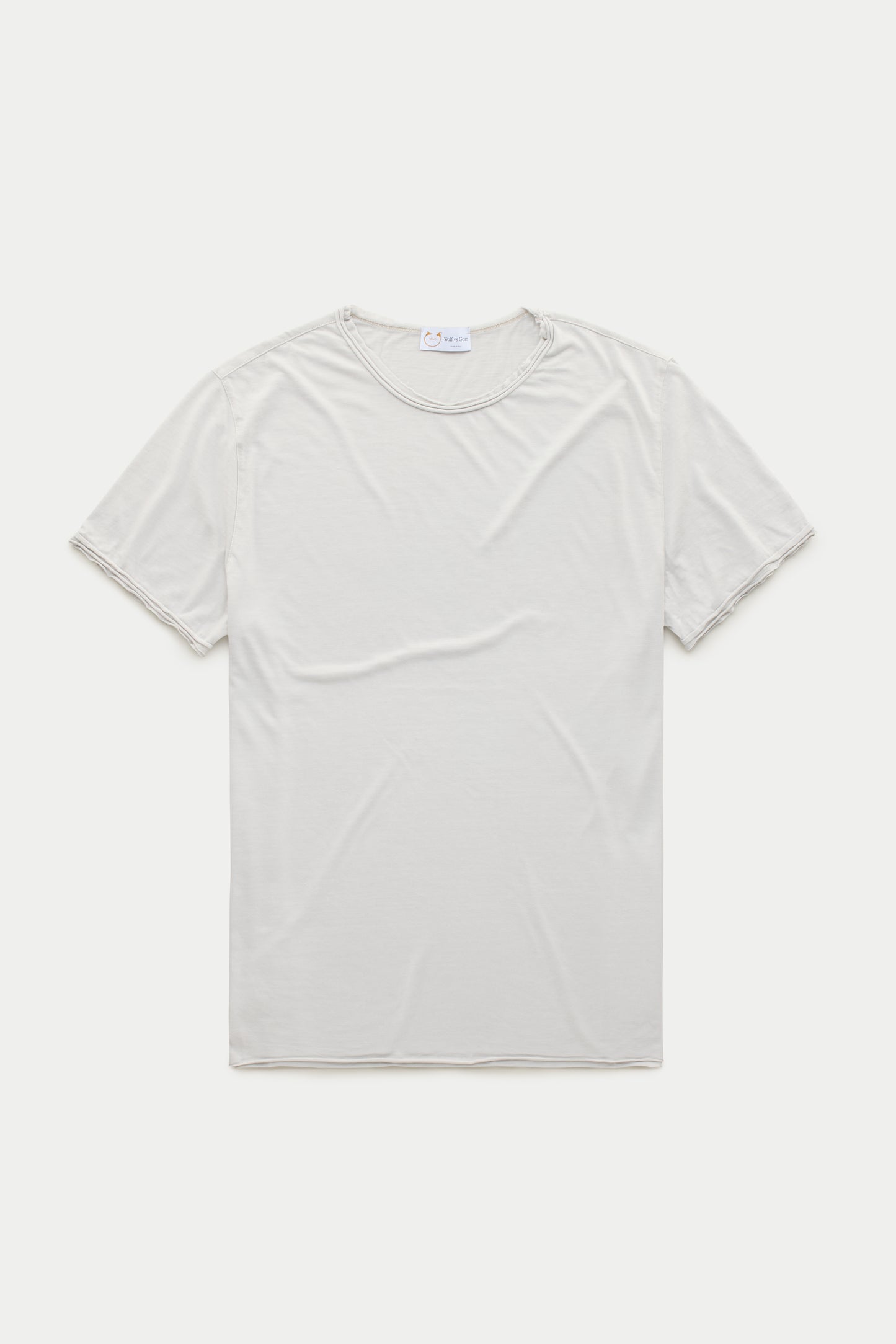 Bamboo Sorona Short Sleeve Roll Neck T-Shirt Lunar Rock