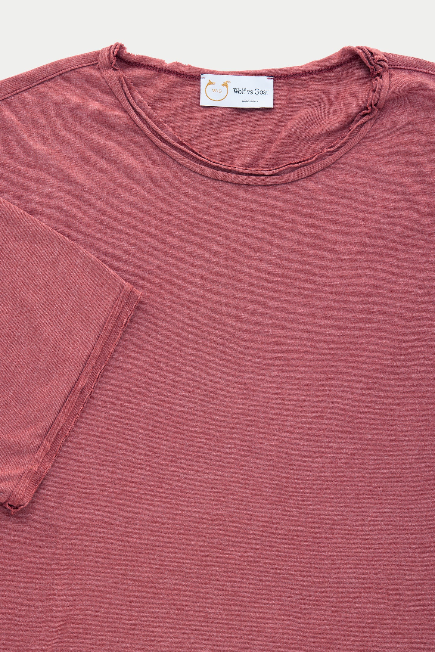 Bamboo Sorona Short Sleeve Roll Neck T-Shirt Rosewood