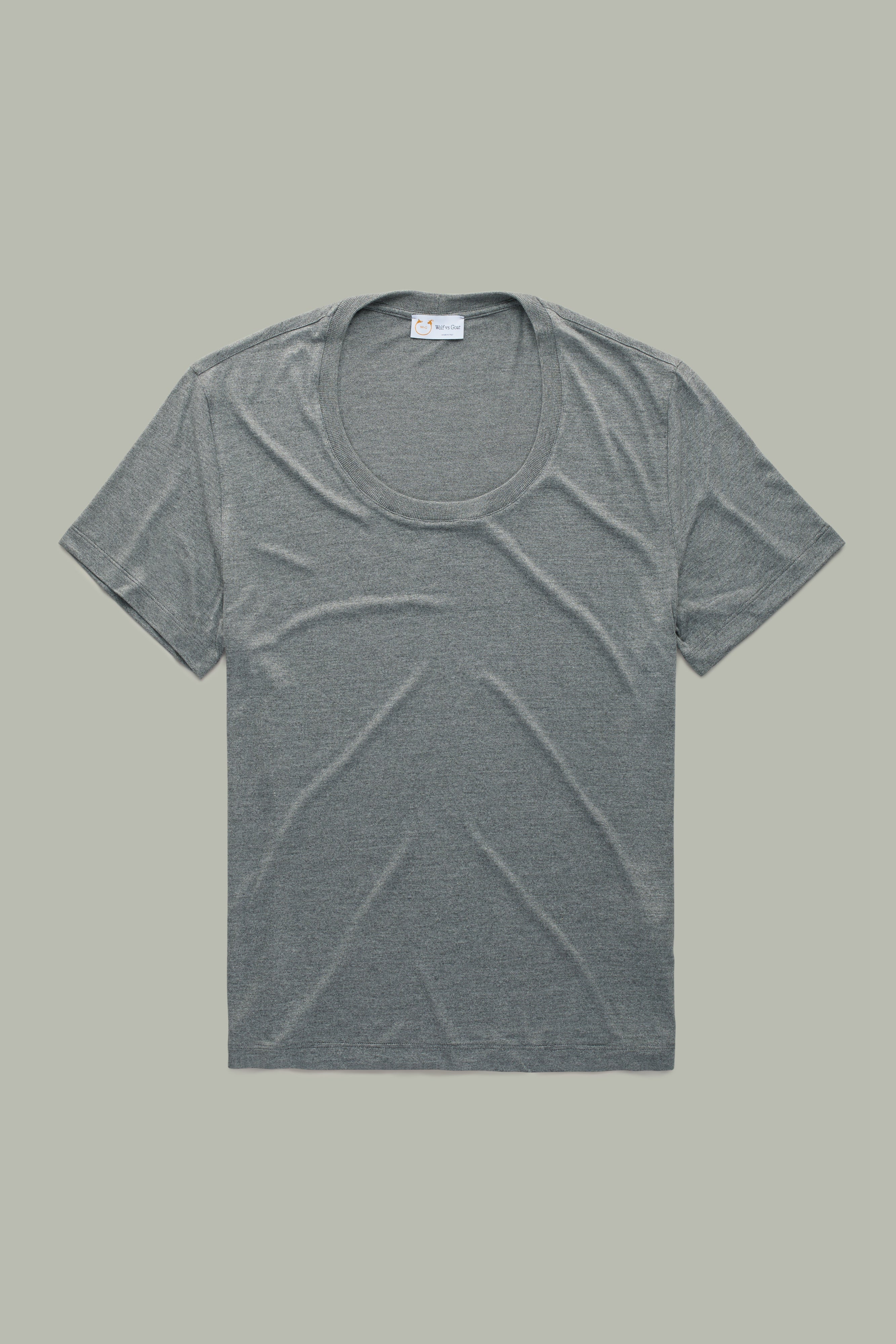 6437 Fawn Scoop Neck T-Shirt