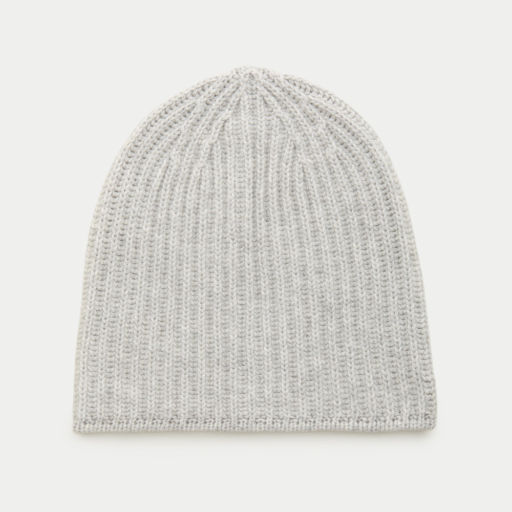 Watch Cap Cashmere Beanie Soft Grey