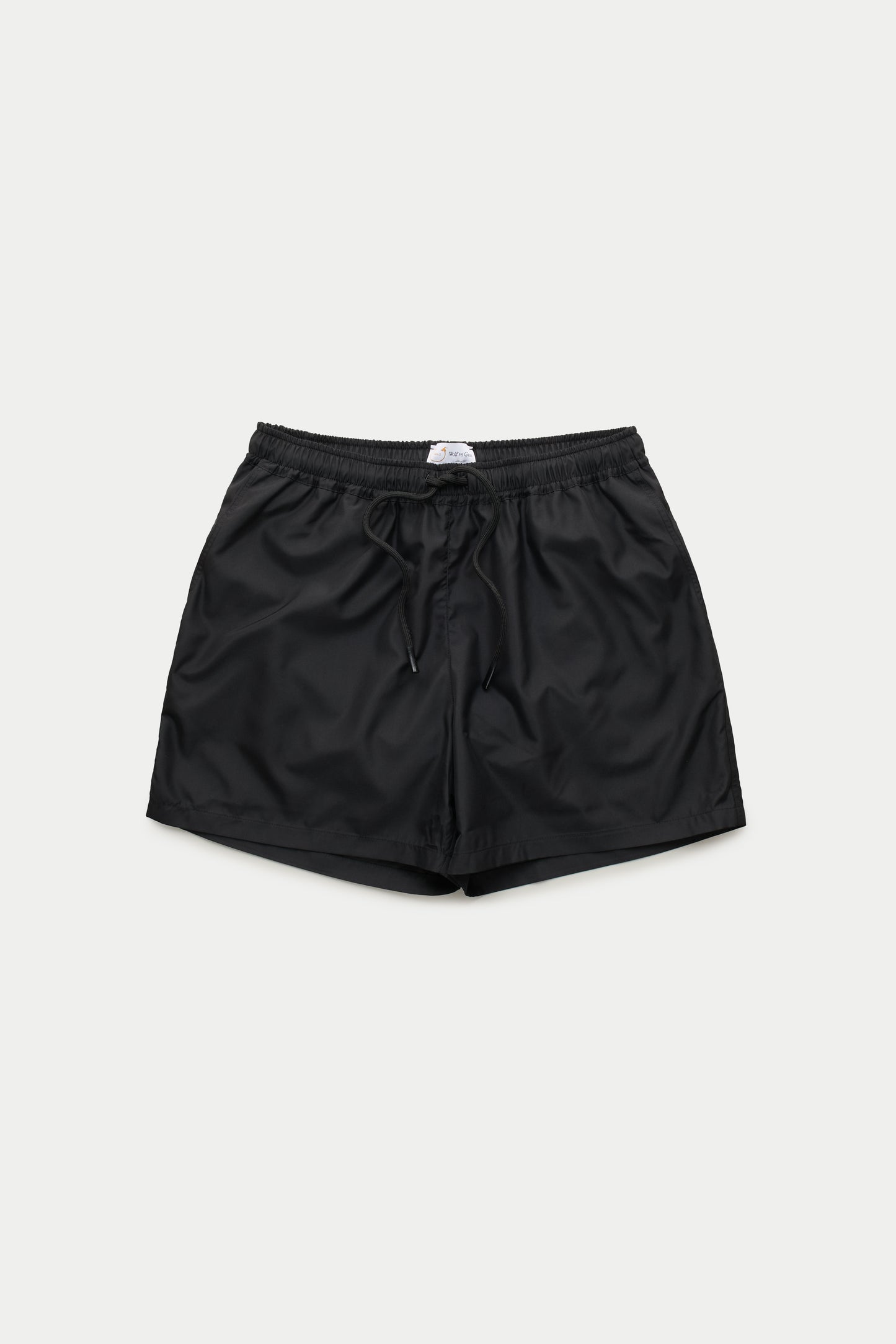Swim Shorts Black with Red Lining