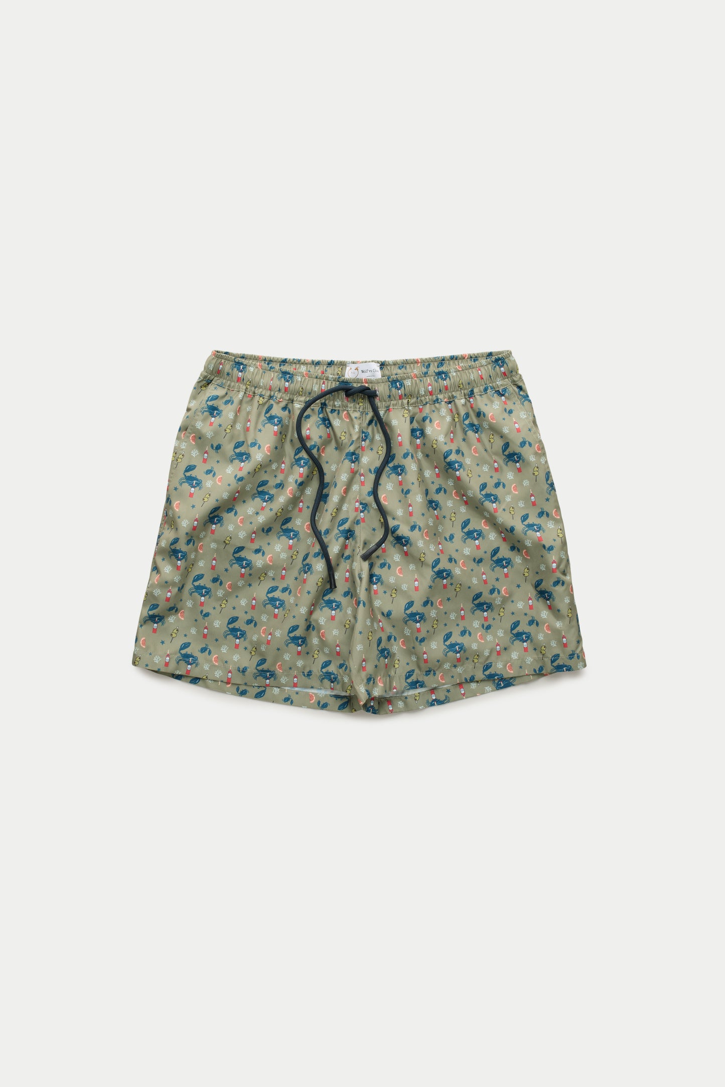 Swim Shorts Drunken Crab Olive Green