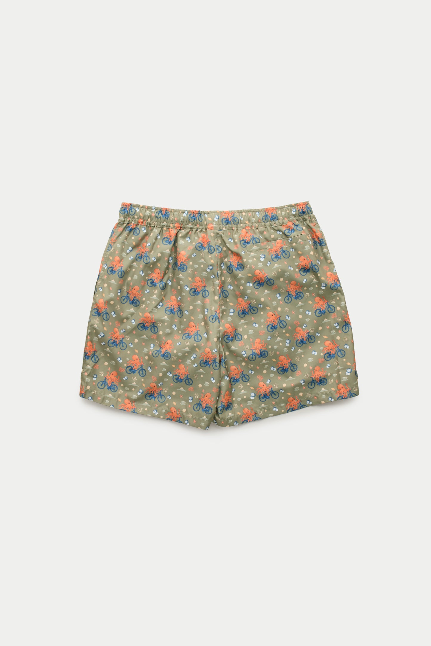 Swim Shorts Polpo on Wheels Olive Green