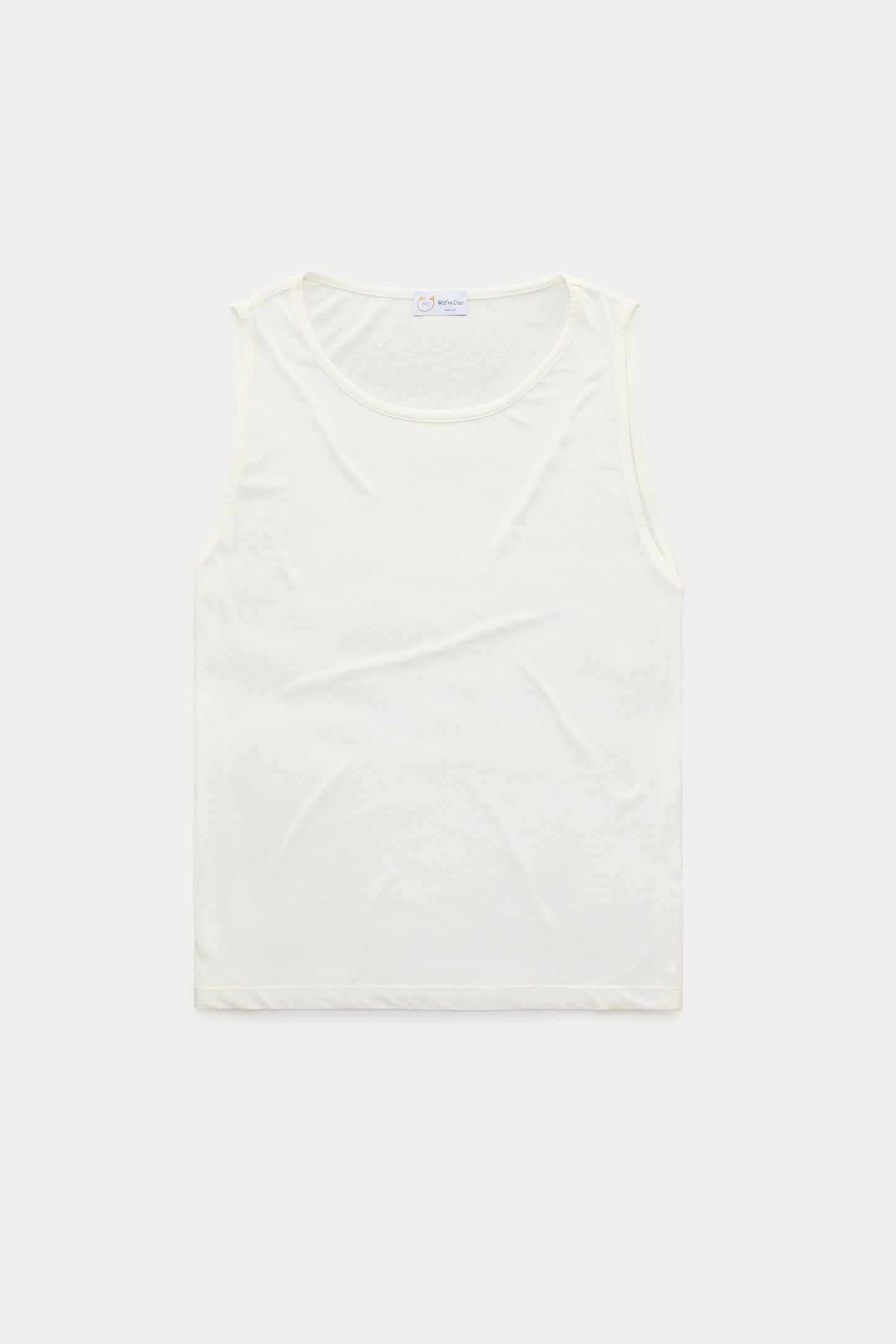 Light Weight Bamboo Sorona Tank Top Abrams Cloud Dancer