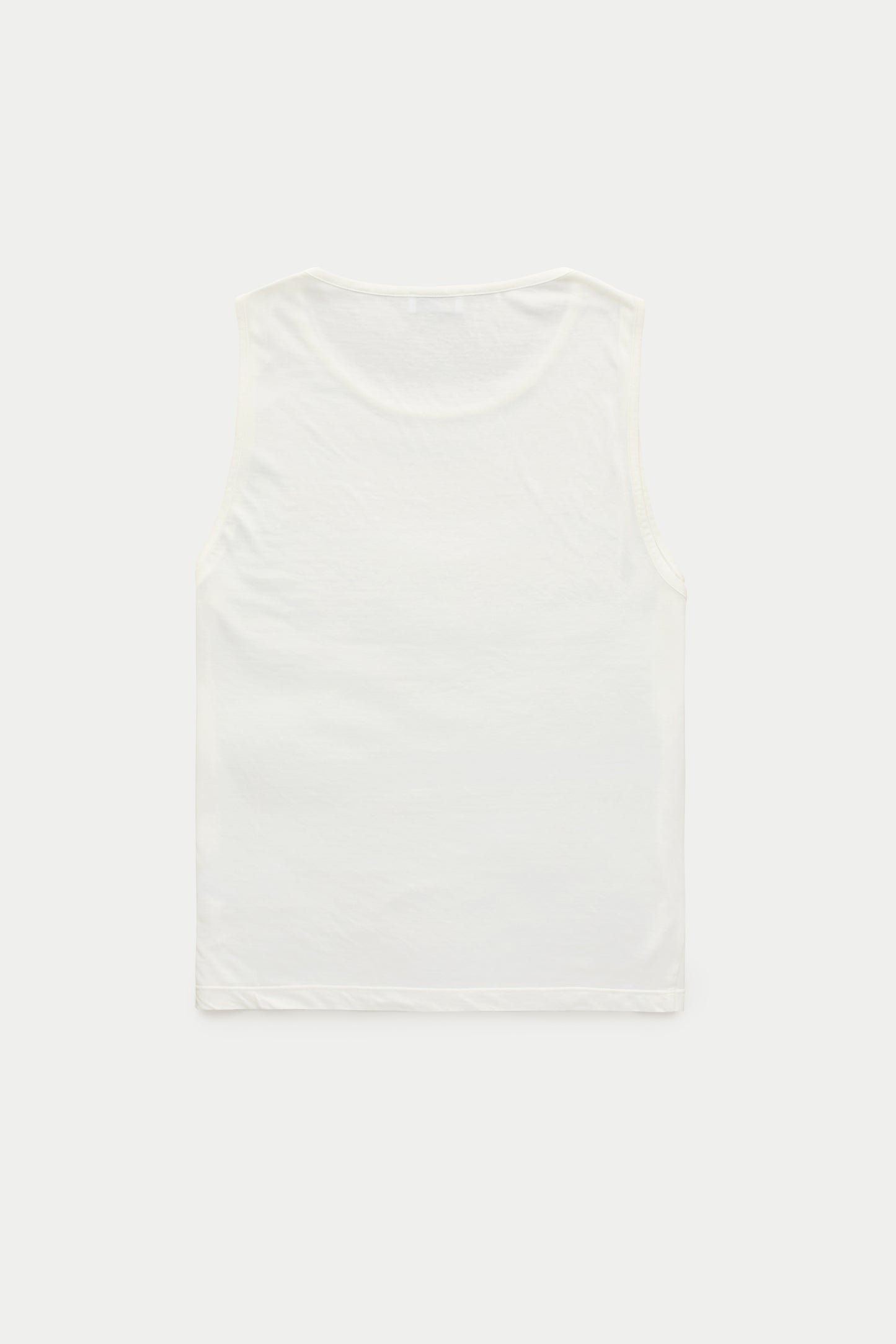 Light Weight Bamboo Sorona Tank Top Abrams Cloud Dancer