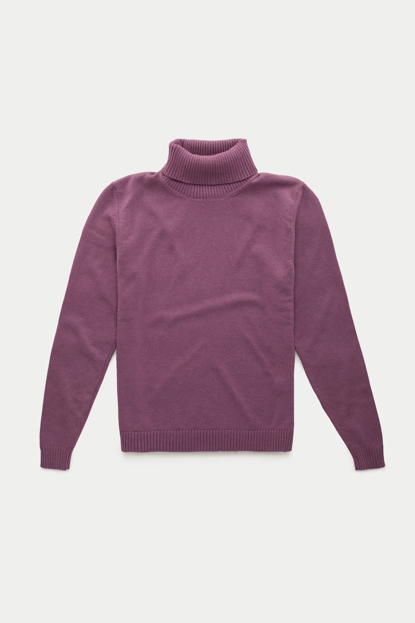 Crown Cashmere Knitted Long Sleeve Turtleneck Rudbeckia