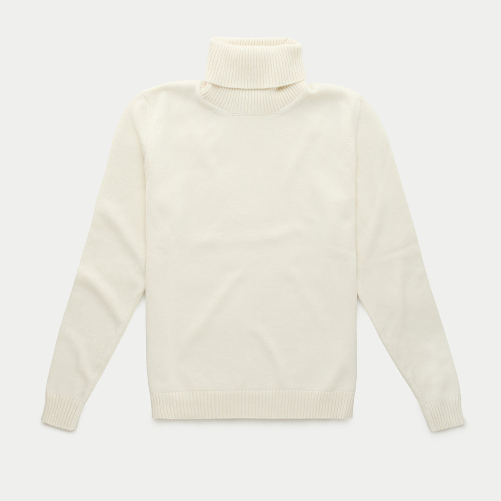 Baby Cashmere Knitted Long Sleeve Turtleneck Tenzin