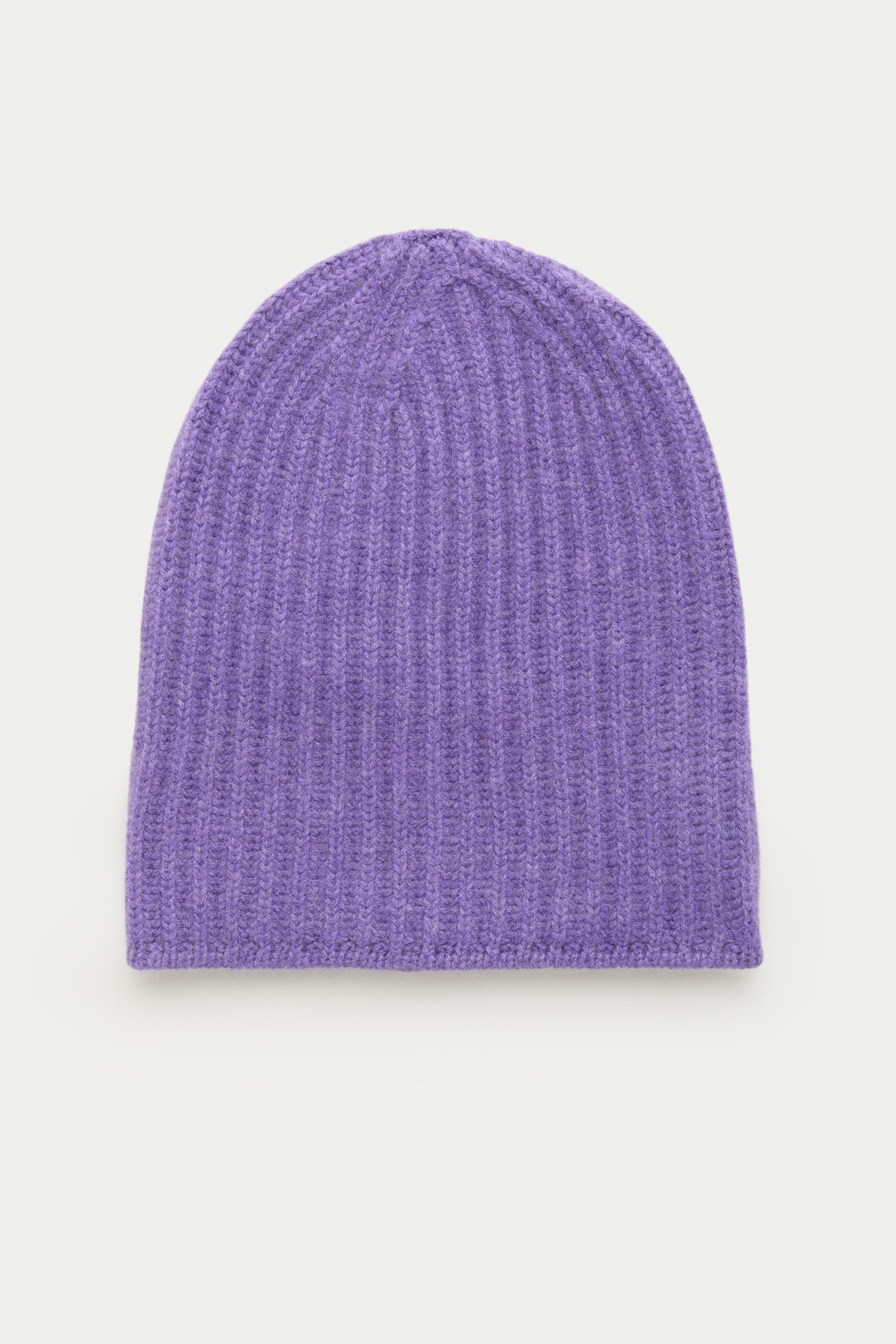 Wide Cuff Cashmere Beanie Viola