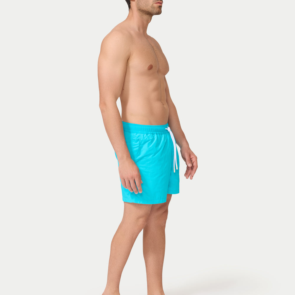 
                  
                    Swim Shorts Red and White Seersucker 5" inseam
                  
                