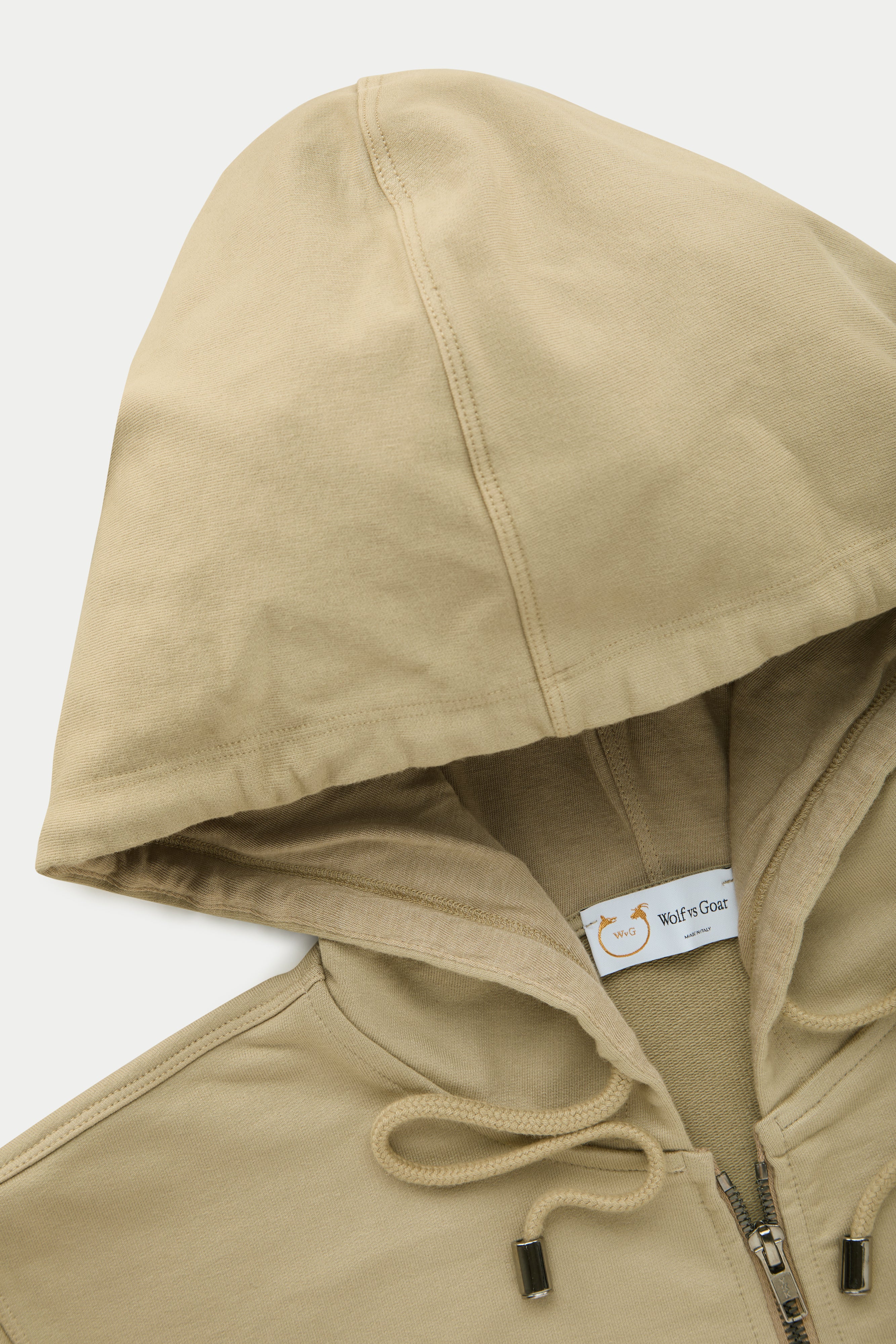 Barni Zip Hoodie: Wolf vs Goat's Candied Ginger Comfort