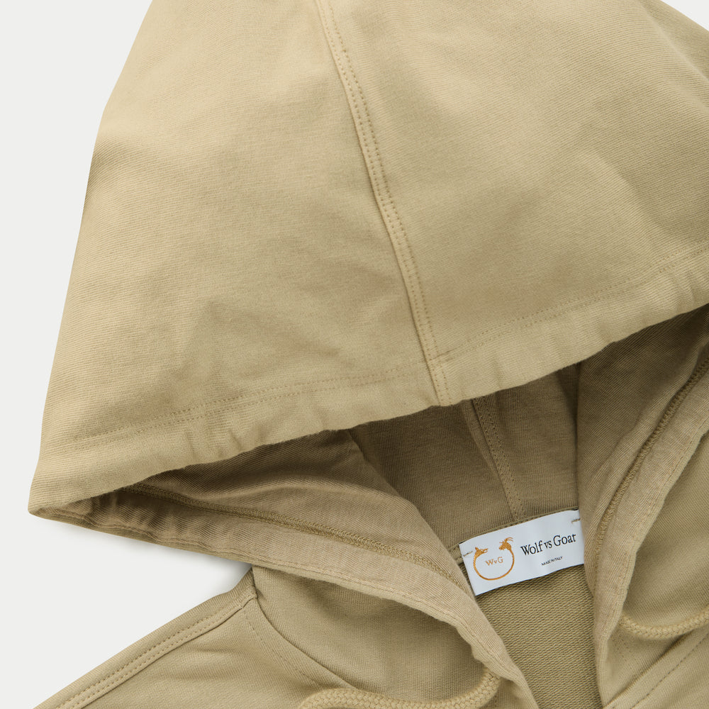 
                  
                    Cotton Modal Zip Up Hoodie Candied Ginger
                  
                